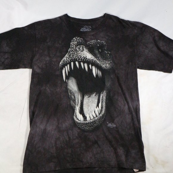 The Mountain Tops - 2013 THE MOUNTAIN T-REX Tie Dye S/S T-Shirt Sz XL Youth